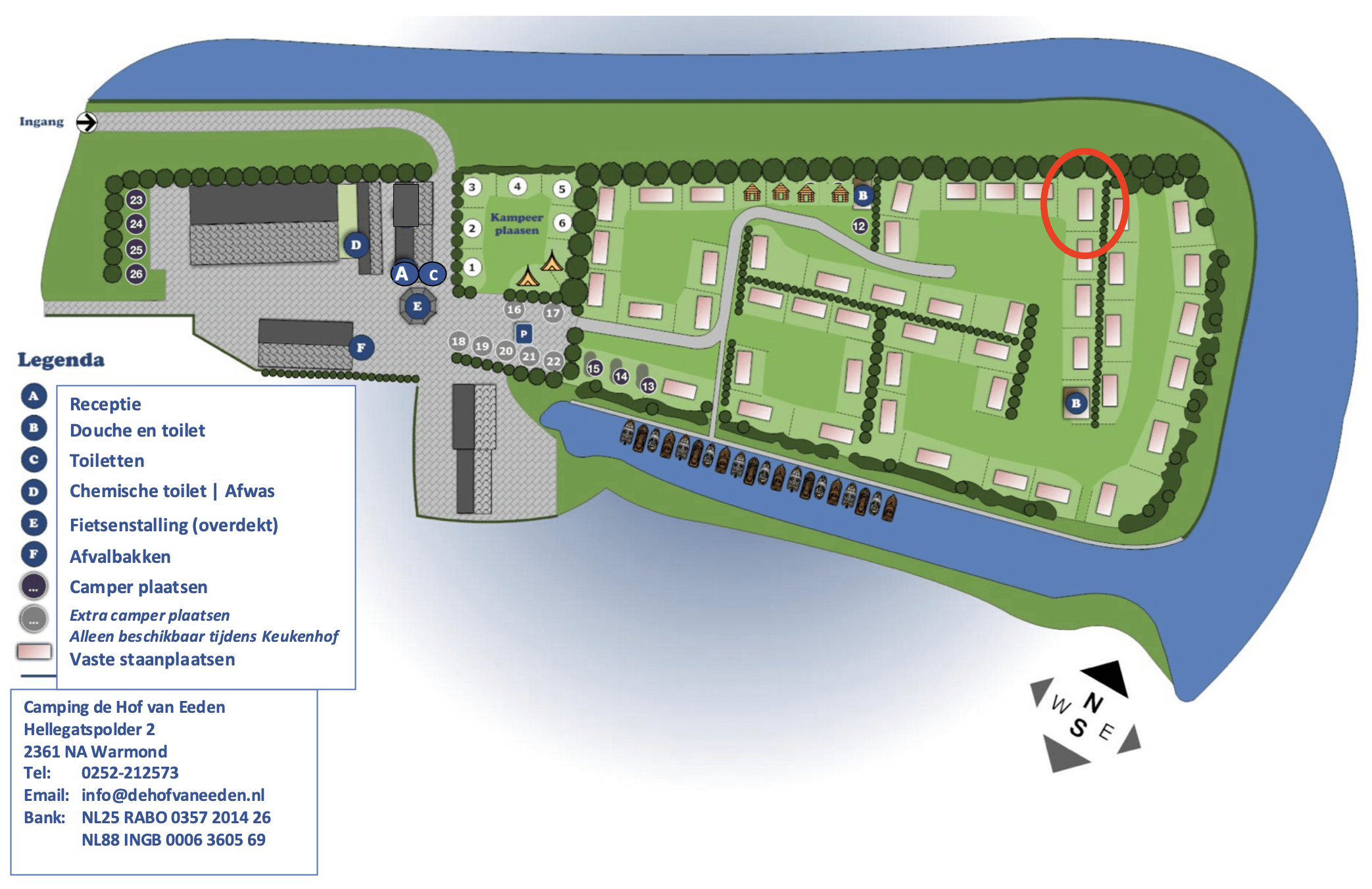 Mobile home circled